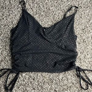 Elegant Black Spaghetti Strap Top